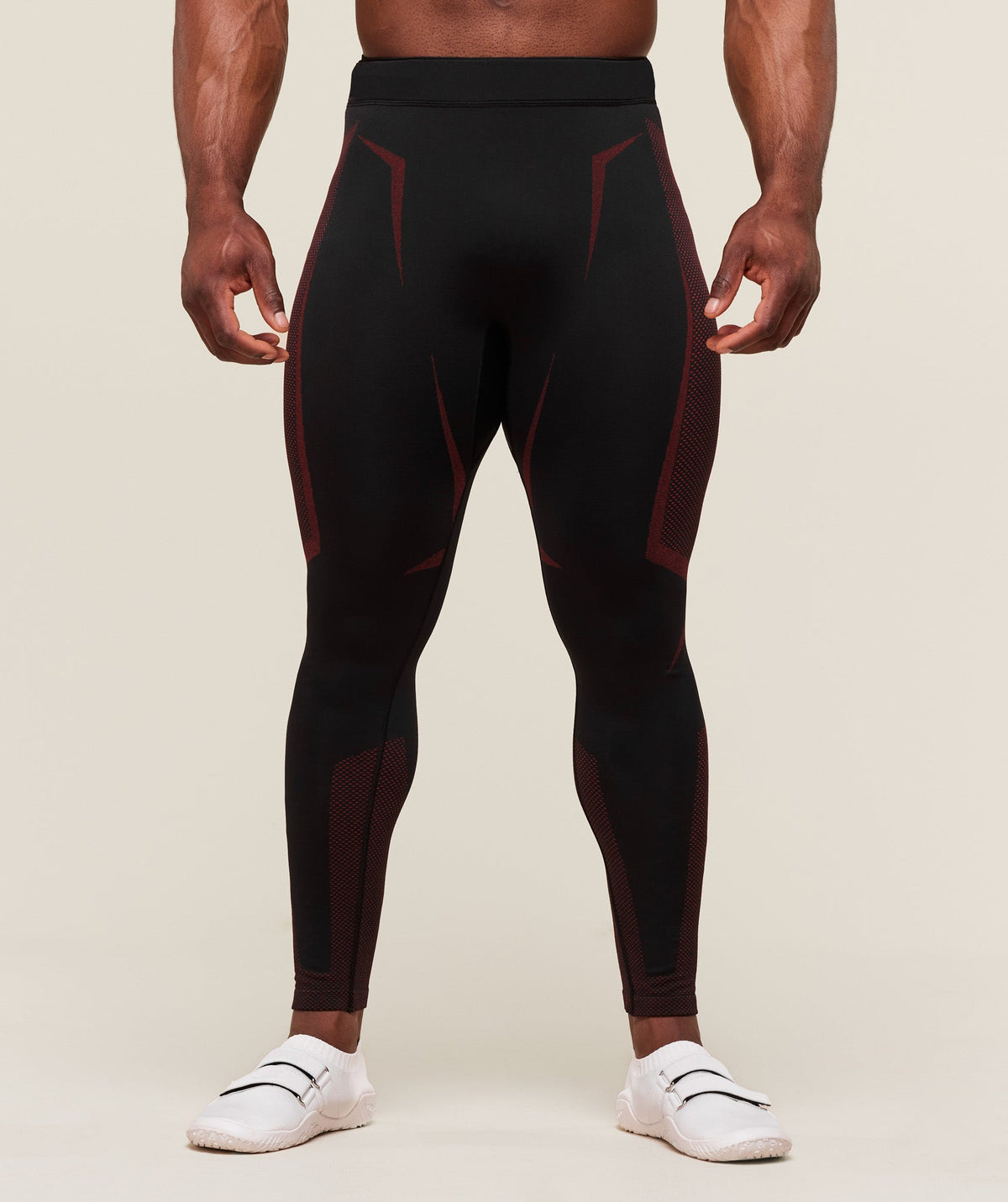Onyx 5.0 Seamless Tight - Black/Carmine Red