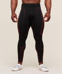 Onyx 5.0 Seamless Tight - Black/Carmine Red