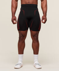 Onyx 5.0 Seamless Half Tight - Black/Carmine Red