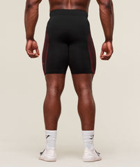 Onyx 5.0 Seamless Half Tight - Black/Carmine Red