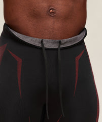 Onyx 5.0 Seamless Half Tight - Black/Carmine Red