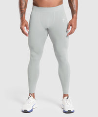 Everyday Seamless Baselayer Leggings - Silver Grey