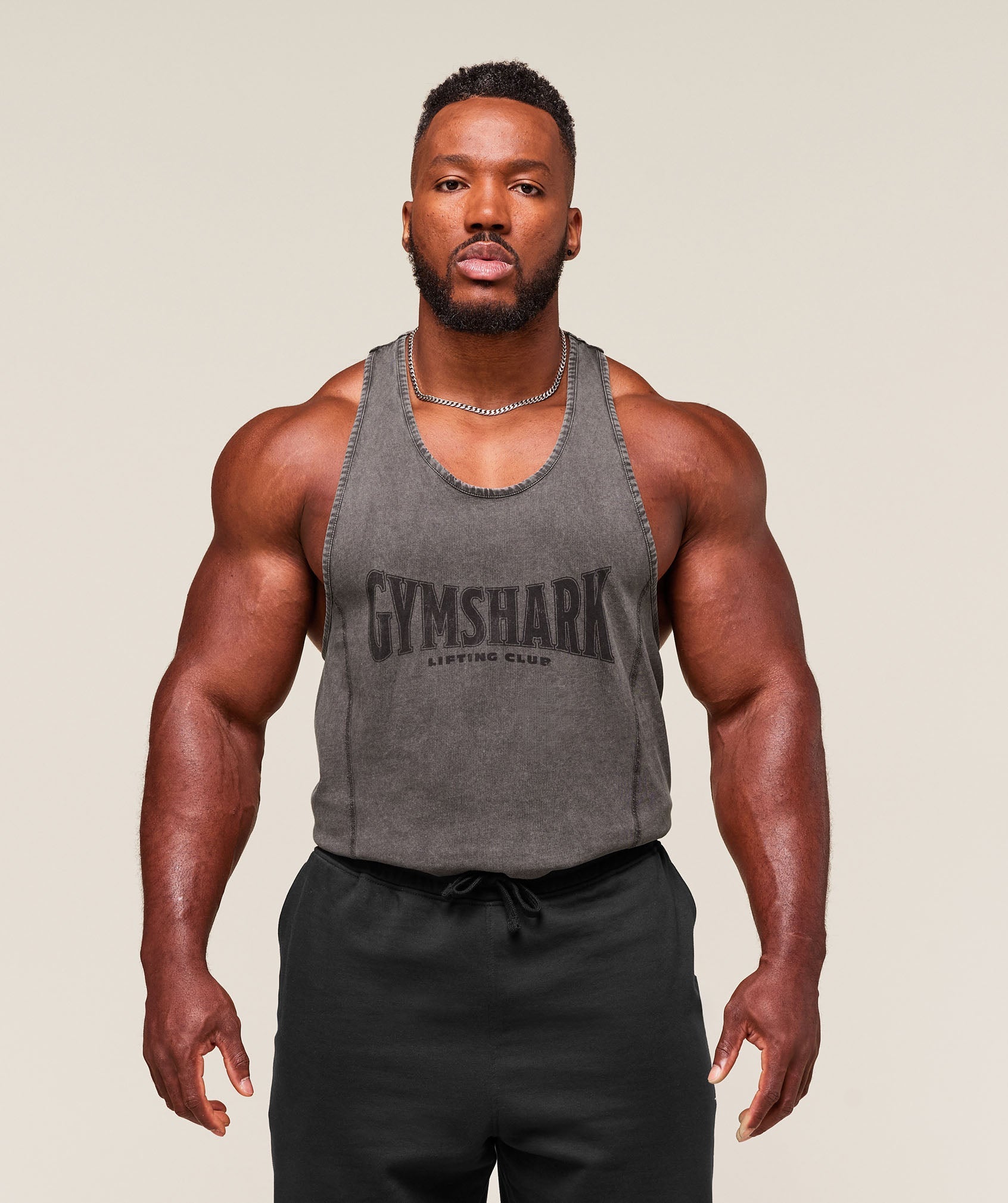 Heritage Washed Stringer - Onyx Grey