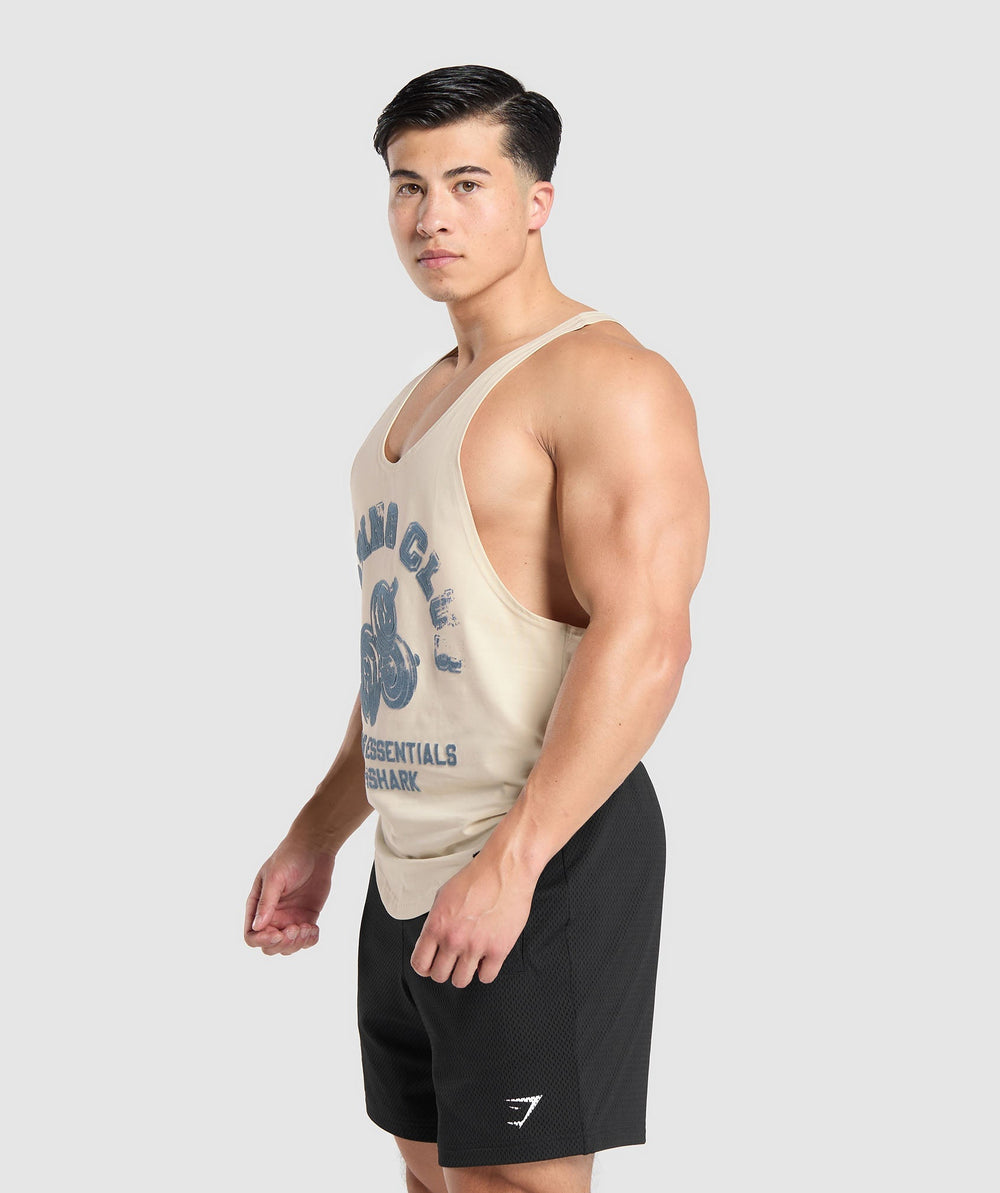 Dumbbells Stringer - Ecru White