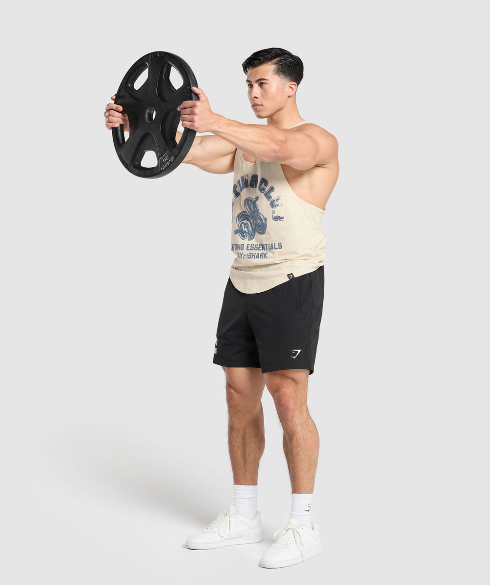Dumbbells Stringer - Ecru White