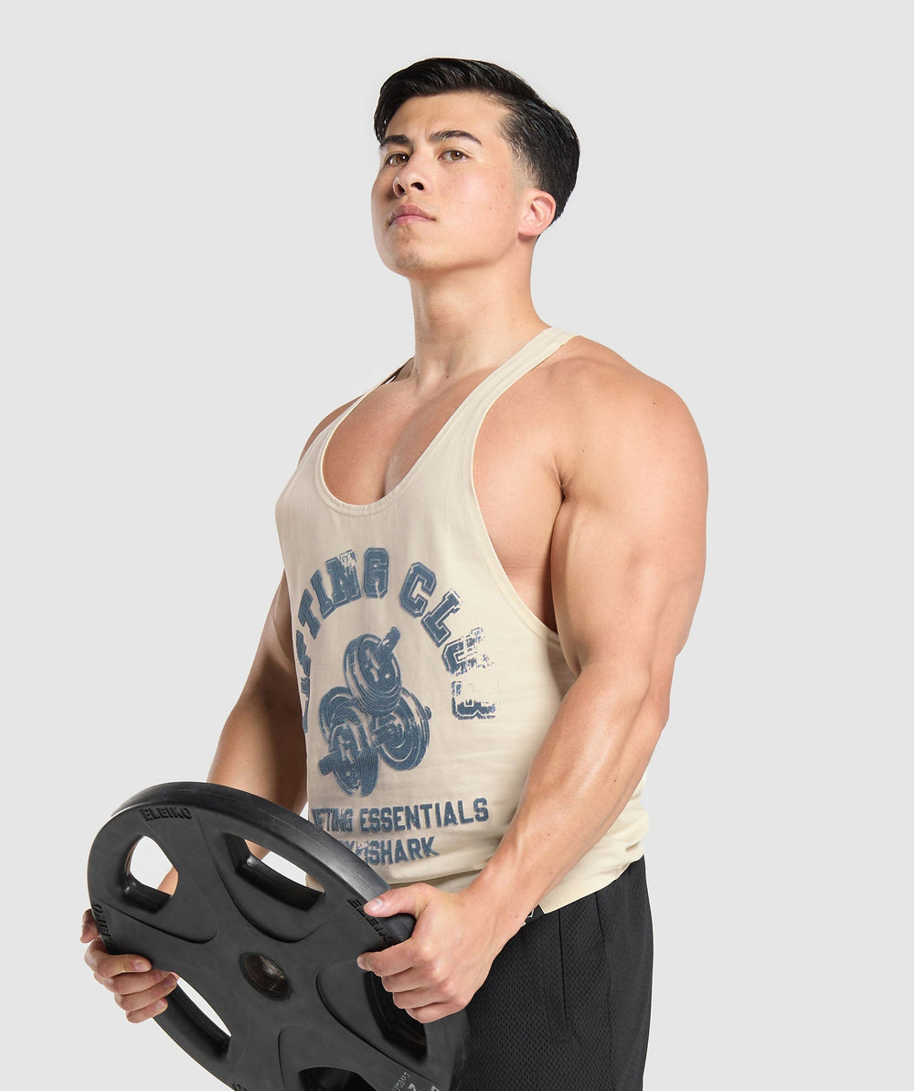 Dumbbells Stringer - Ecru White