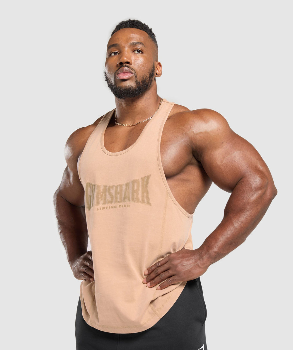 Heritage Washed Stringer - Deep Fawn Brown