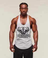 Double Bicep Stringer - Light Grey Core Marl