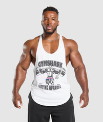 Lifting Apparel Stringer - White
