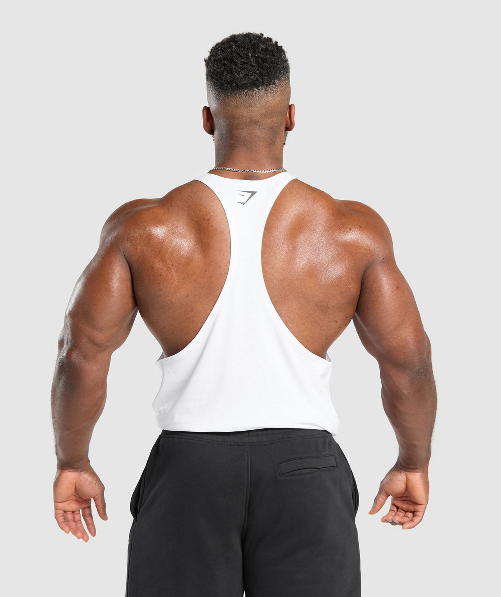 Lifting Apparel Stringer - White