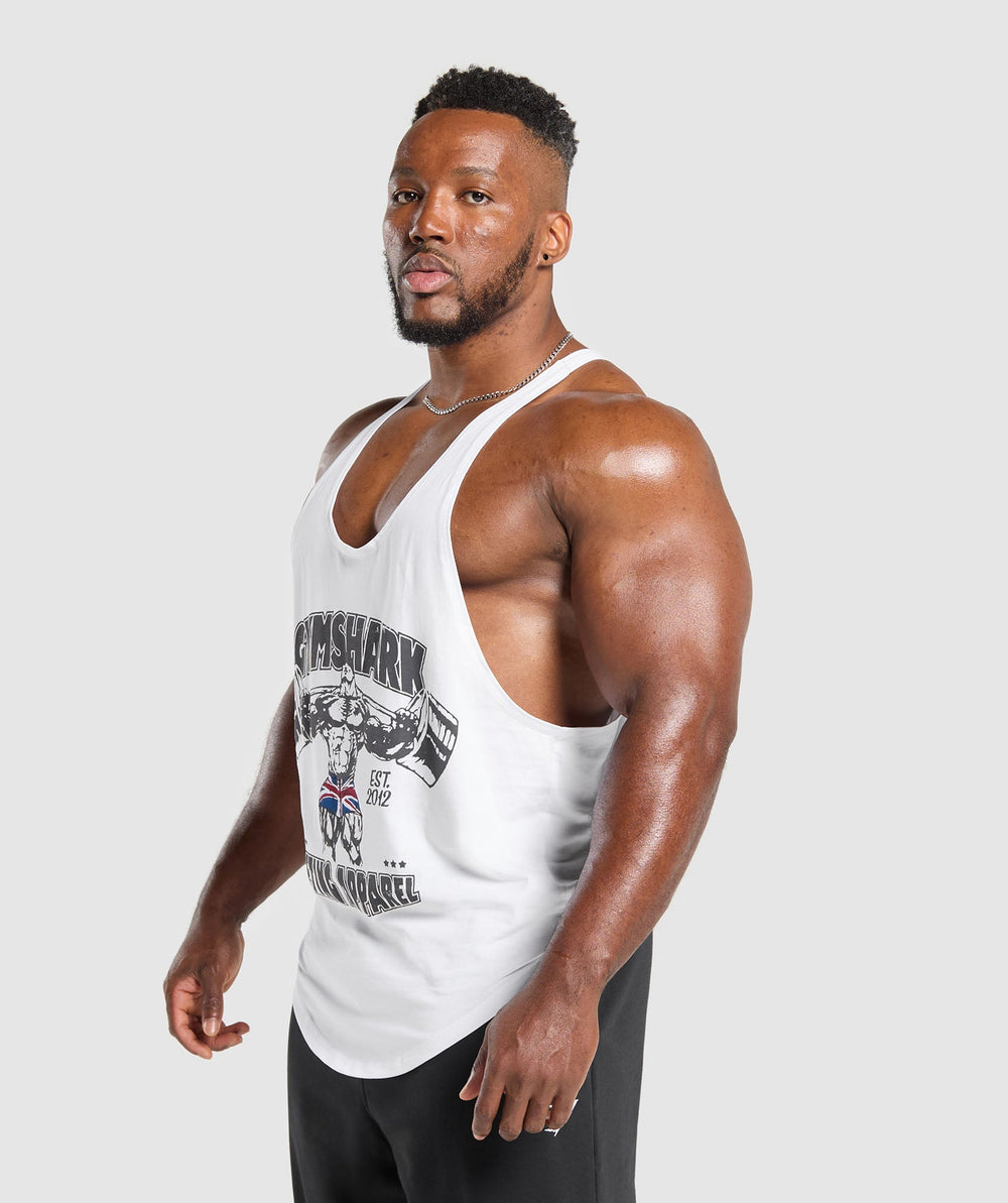 Lifting Apparel Stringer - White