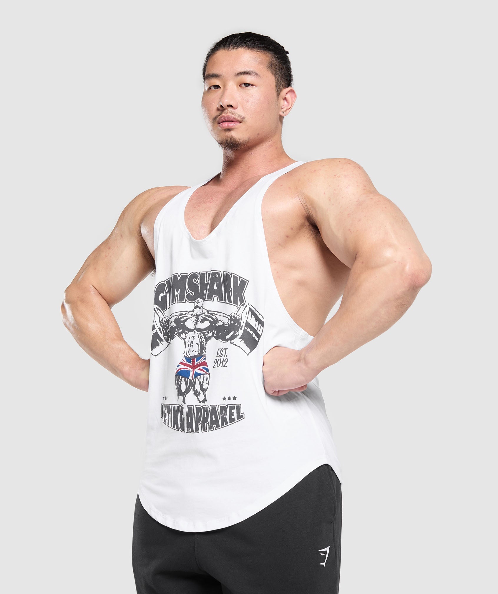 Lifting Apparel Stringer - White
