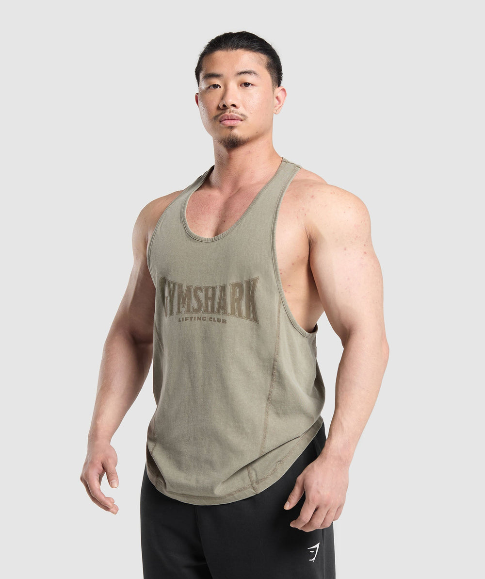 Heritage Washed Stringer - Utility Green