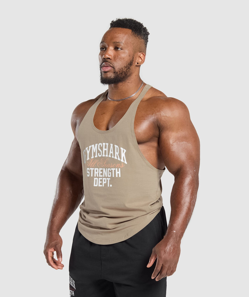 Trophy Graphic Stringer - Cement Brown