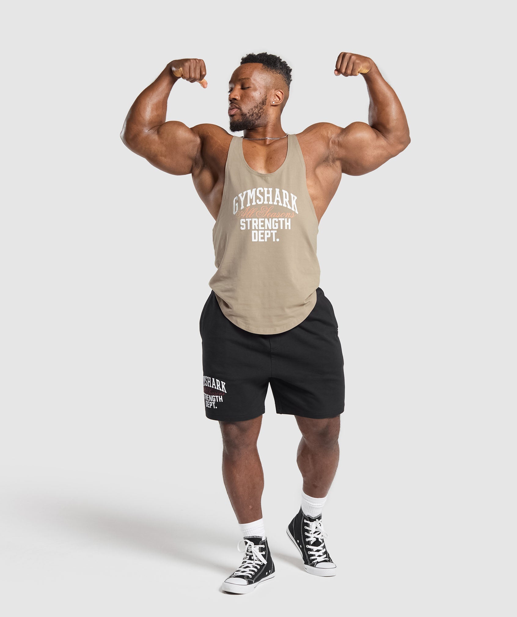 Trophy Graphic Stringer - Cement Brown