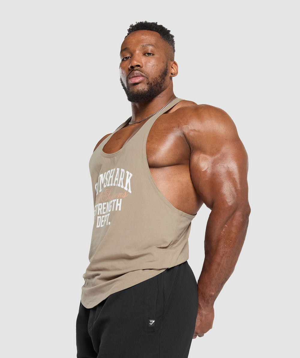 Trophy Graphic Stringer - Cement Brown