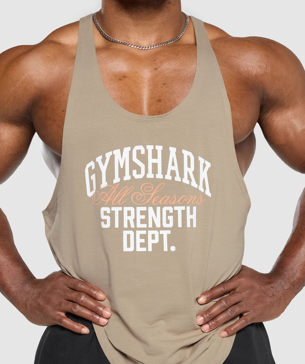Trophy Graphic Stringer - Cement Brown