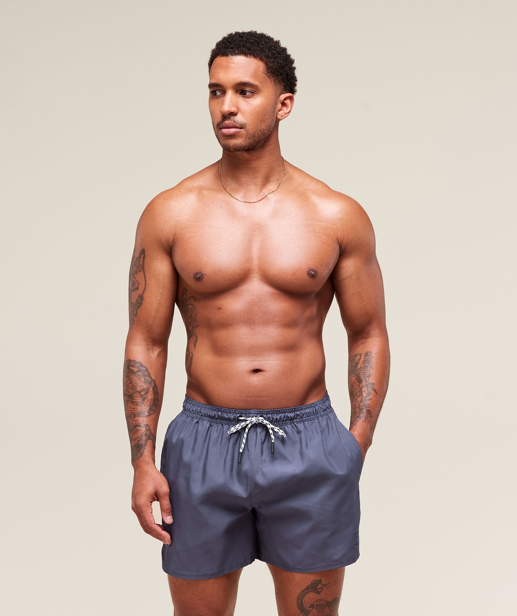 5" Swim Shorts - Weighted Purple