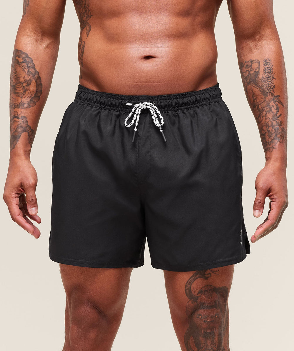 5" Swim Shorts - Black
