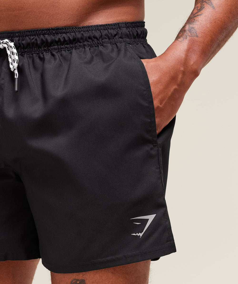5" Swim Shorts - Black