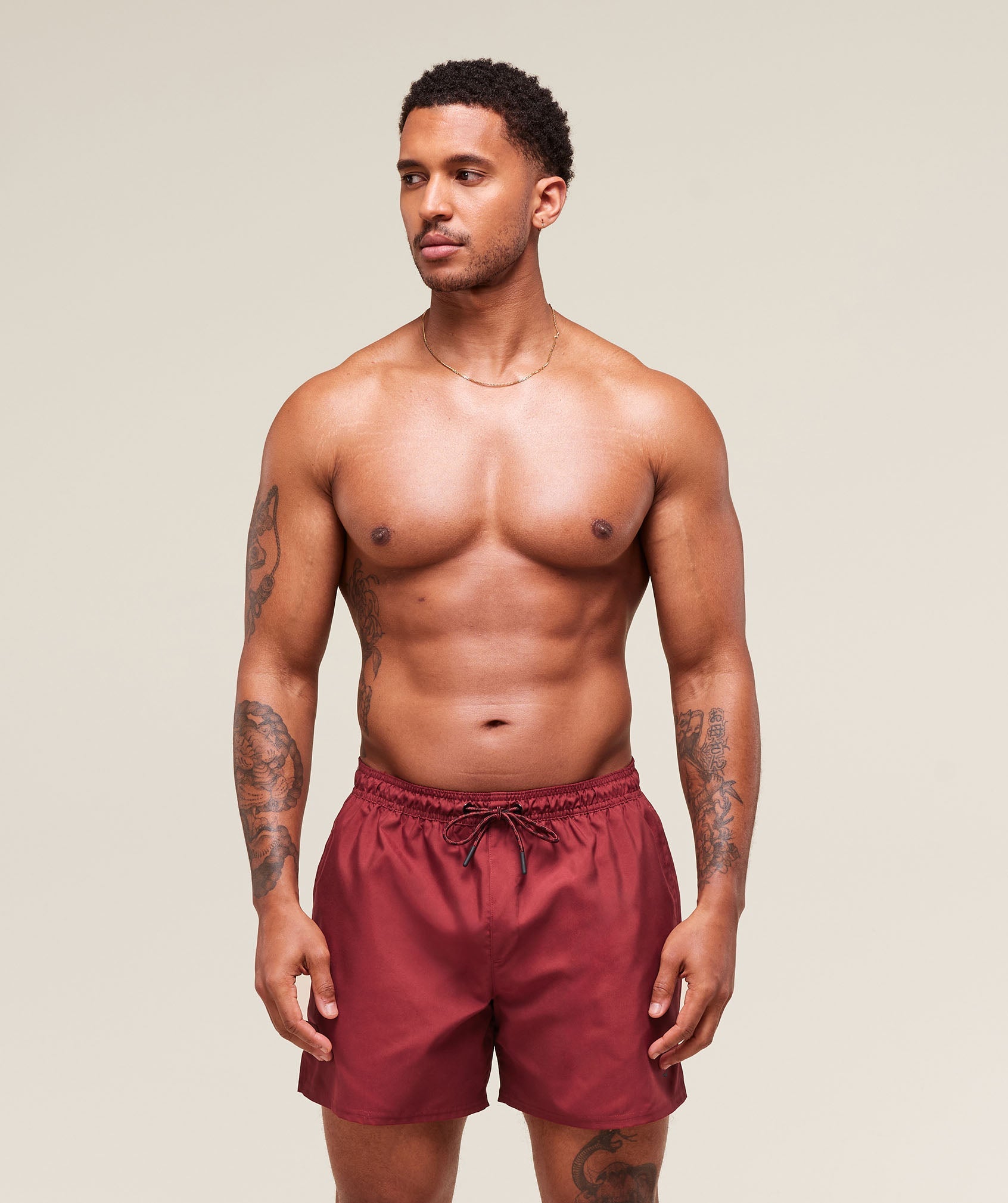 5" Swim Shorts - Sets Red