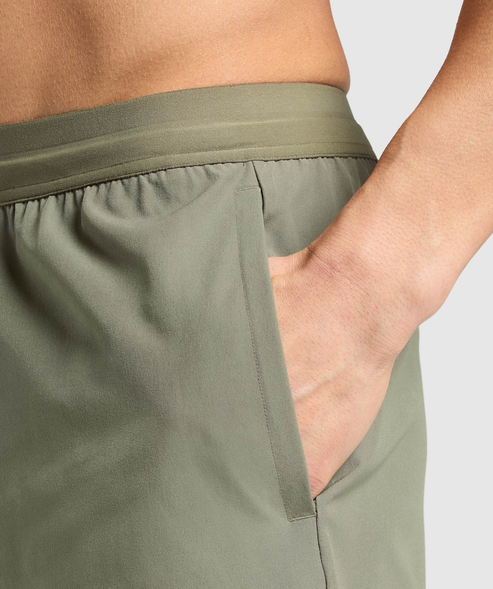 Land to Water 6" Shorts - Base Green