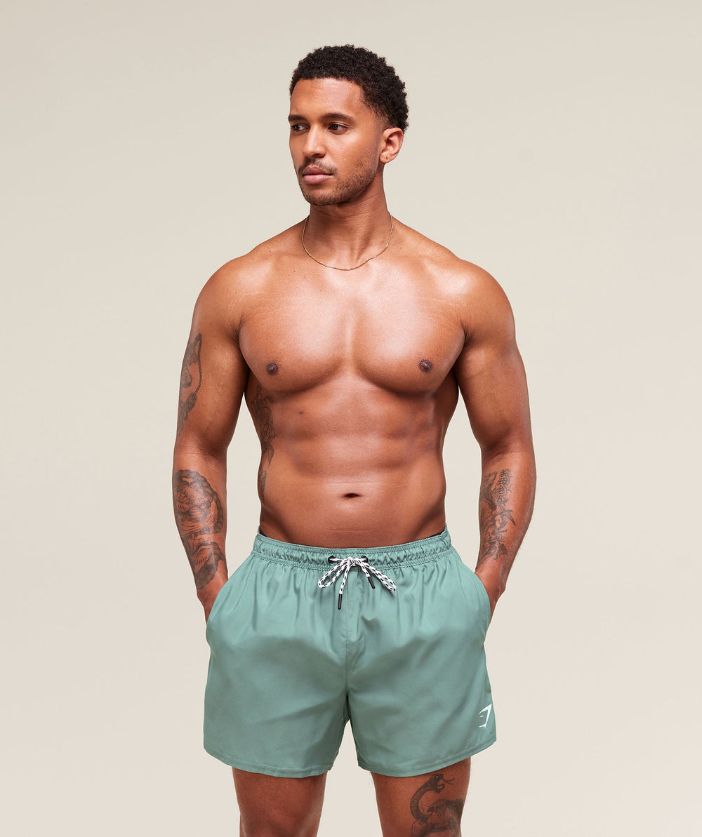 5" Swim Shorts - Celeste Blue