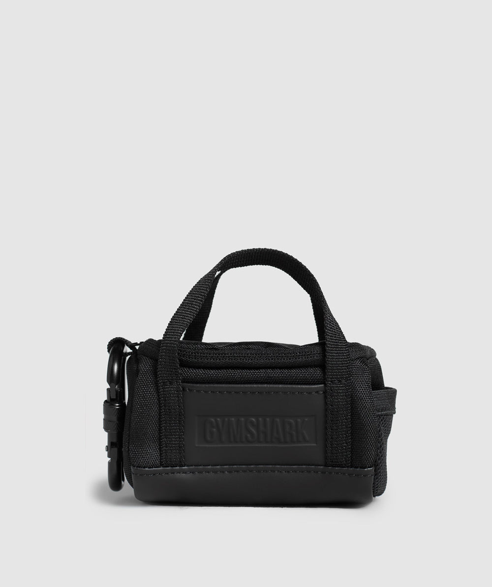 Mini Everyday Holdall Keychain - Black