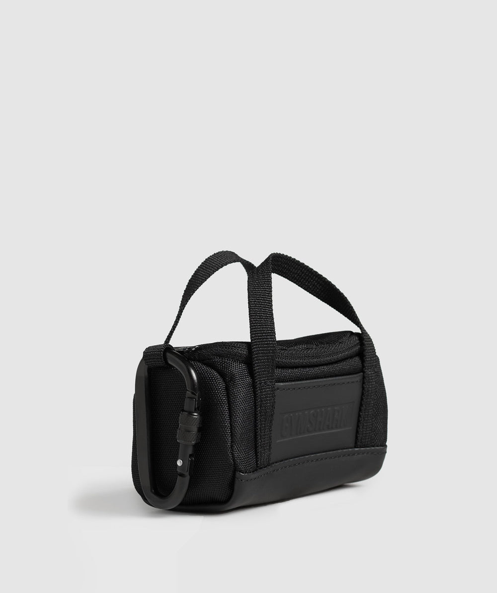 Mini Everyday Holdall Keychain - Black