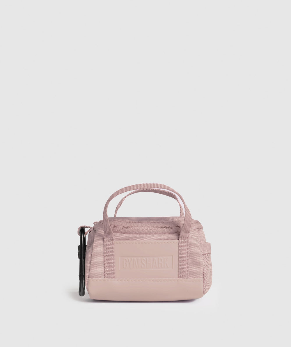 Mini Everyday Holdall Keychain - Muted Pink