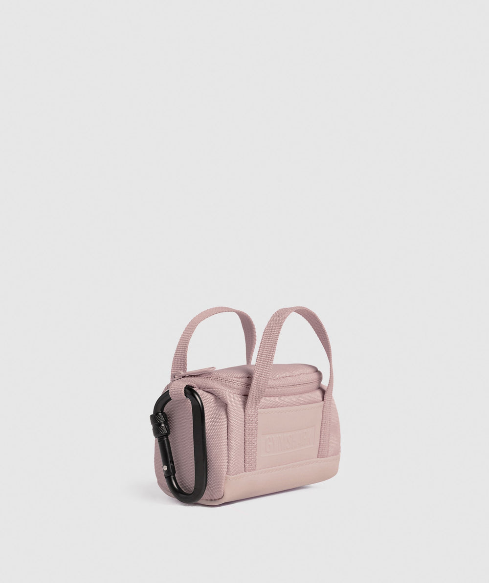 Mini Everyday Holdall Keychain - Muted Pink