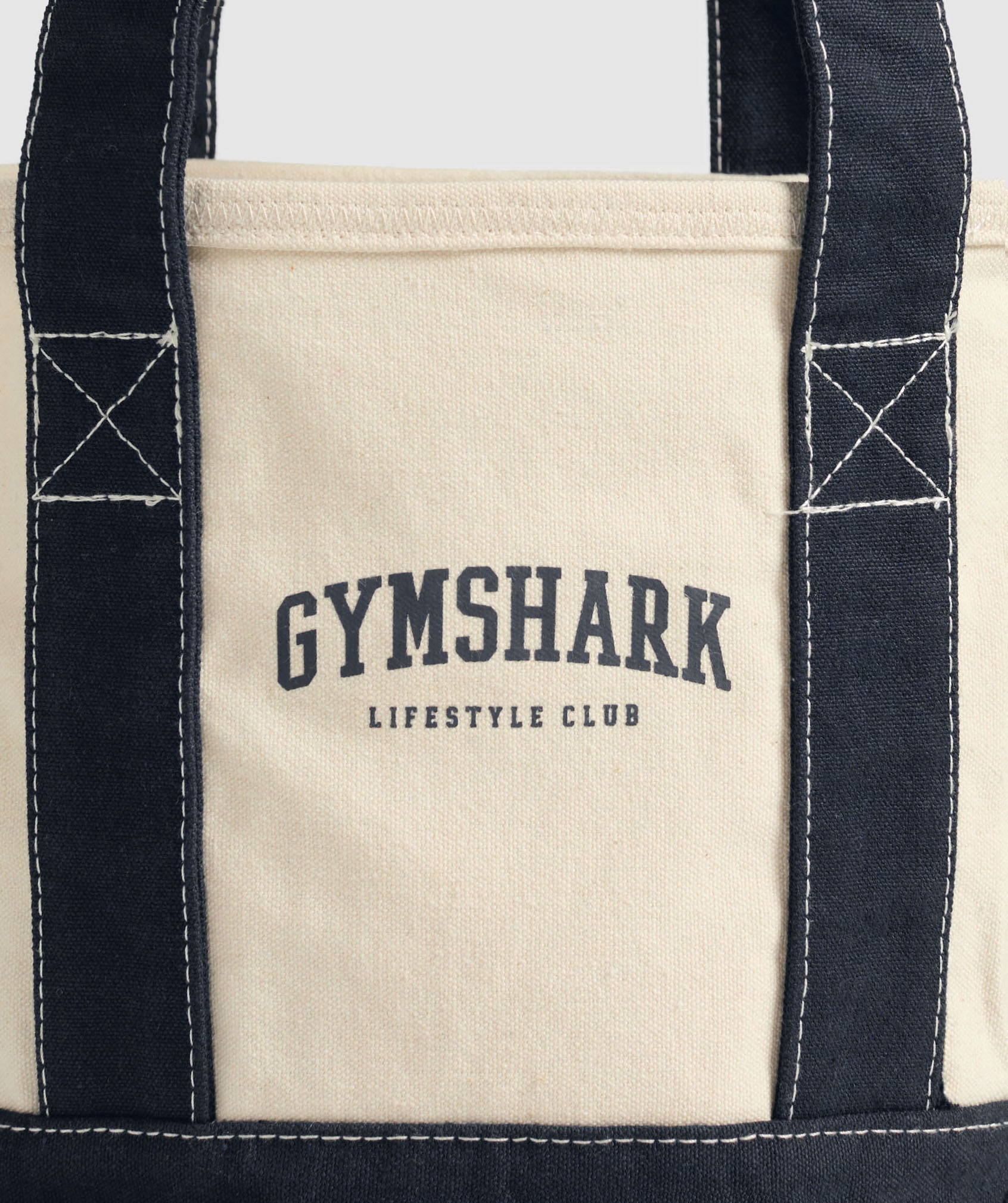 Collegiate Mini Tote - Oat White/Heavy Blue
