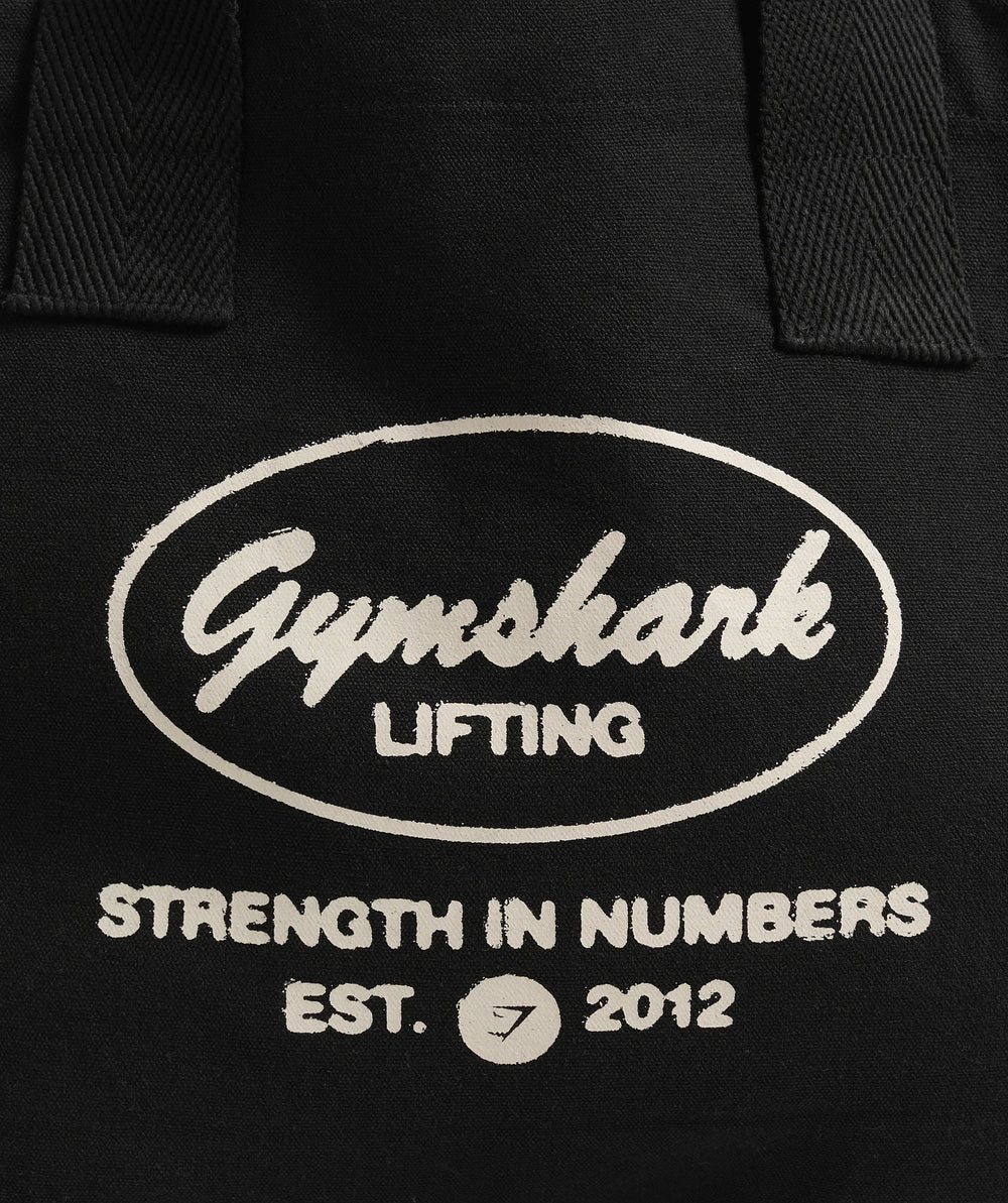 Old School Lifting Tote - Black