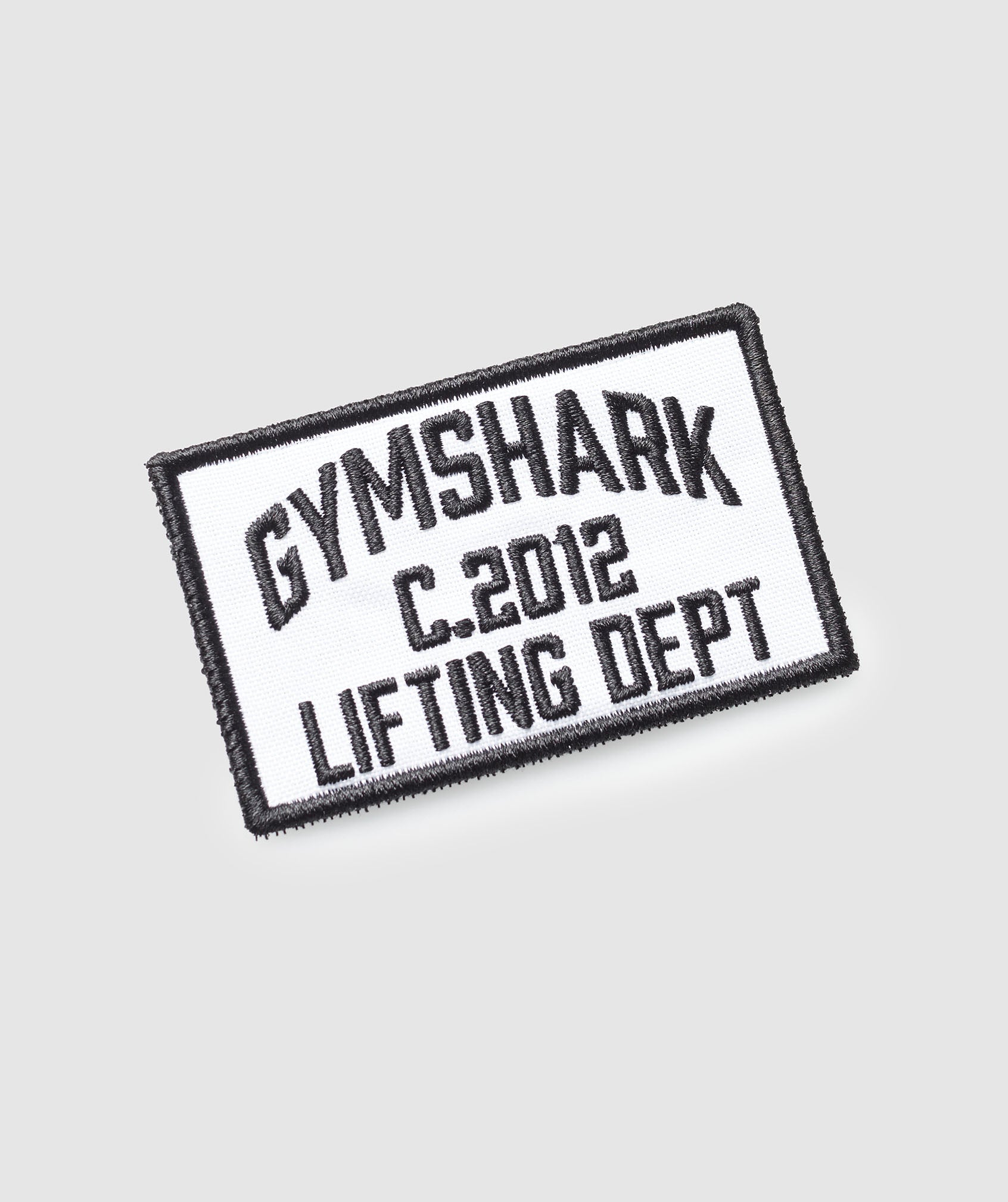 Lifting Dept Velcro Patch - White