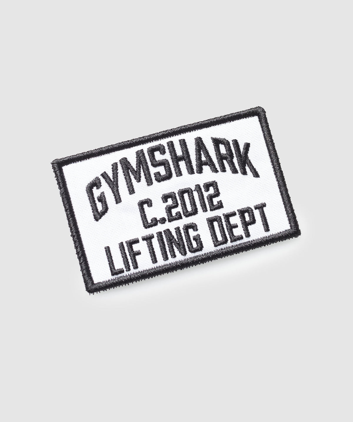Lifting Dept Velcro Patch - White