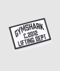 Lifting Dept Velcro Patch - White