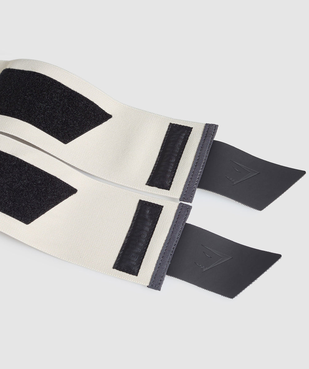 Rigid Wrist Straps - Oat White