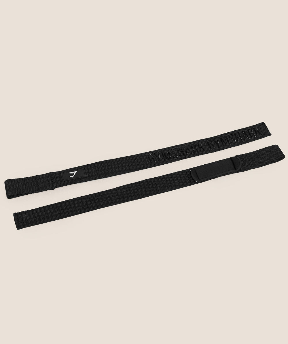 Silicone Lifting Straps - Black