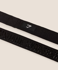 Silicone Lifting Straps - Black