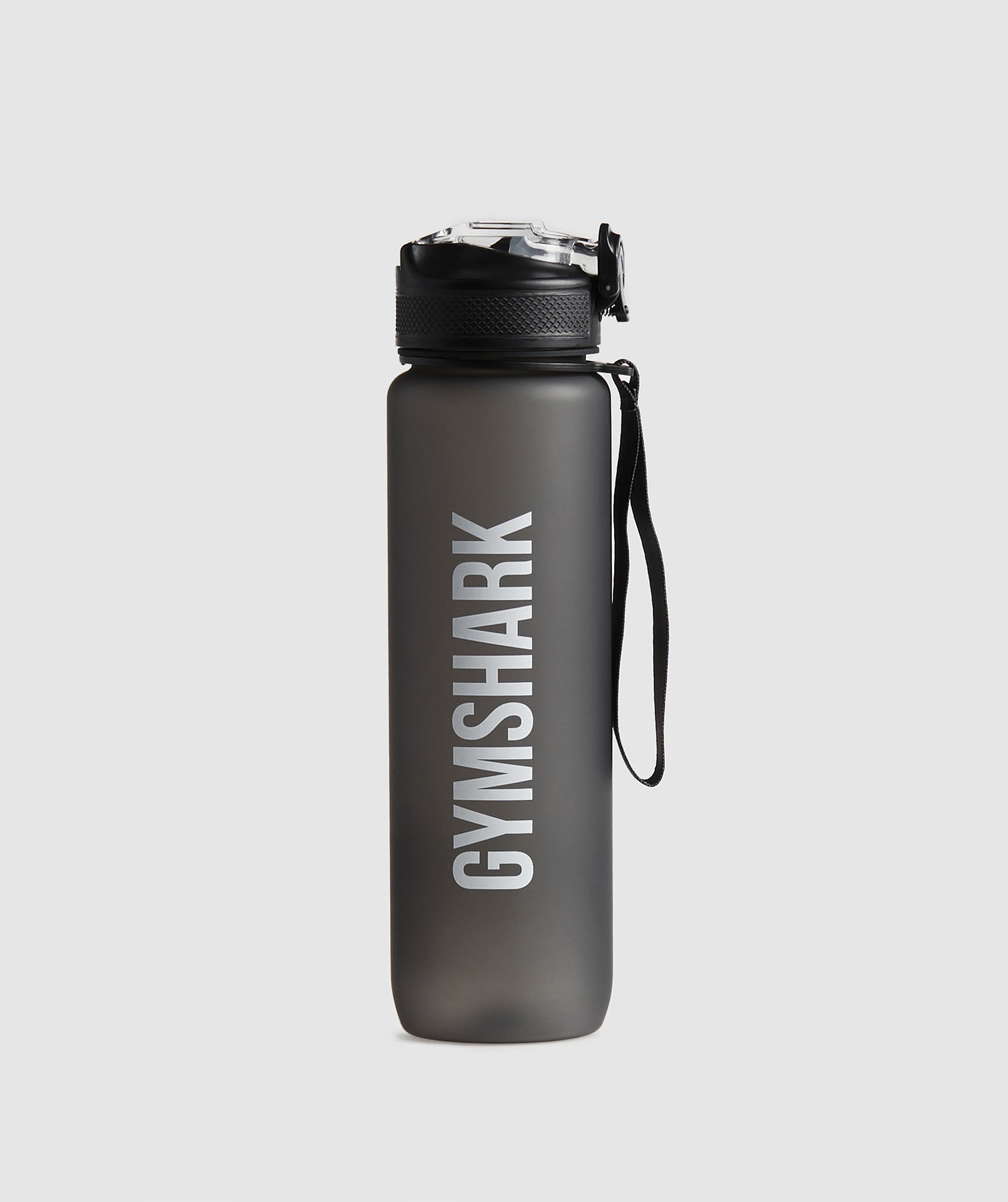 Sports Bottle With Straw - Asphalt Grey