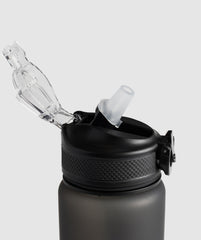 Sports Bottle With Straw - Asphalt Grey