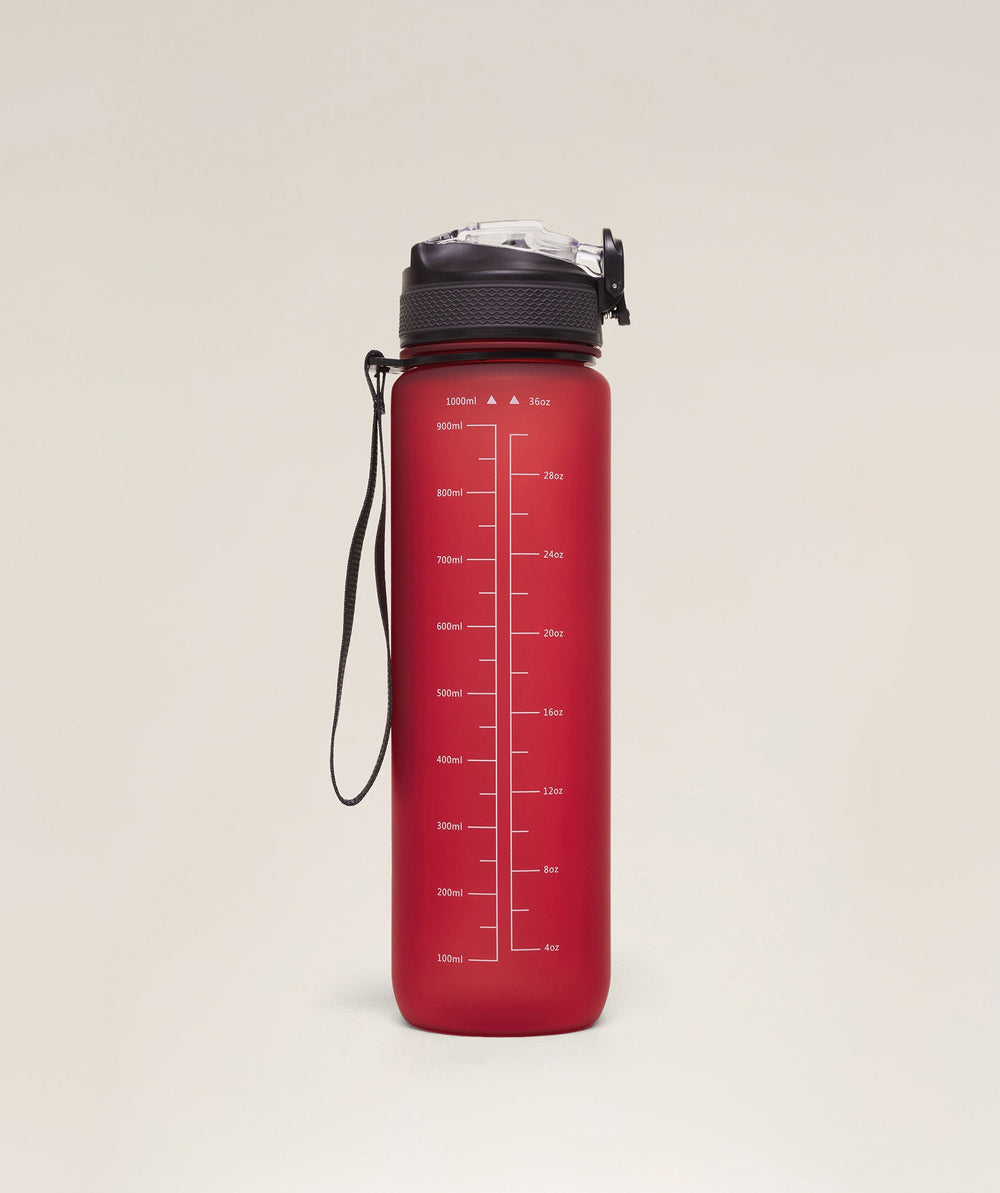 Sports Bottle With Straw - Athletic Burgundy