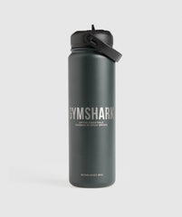 Metal Insulated Straw Bottle 700ml - Slate Teal