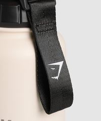 Metal Insulated Bottle 1L - Oat White