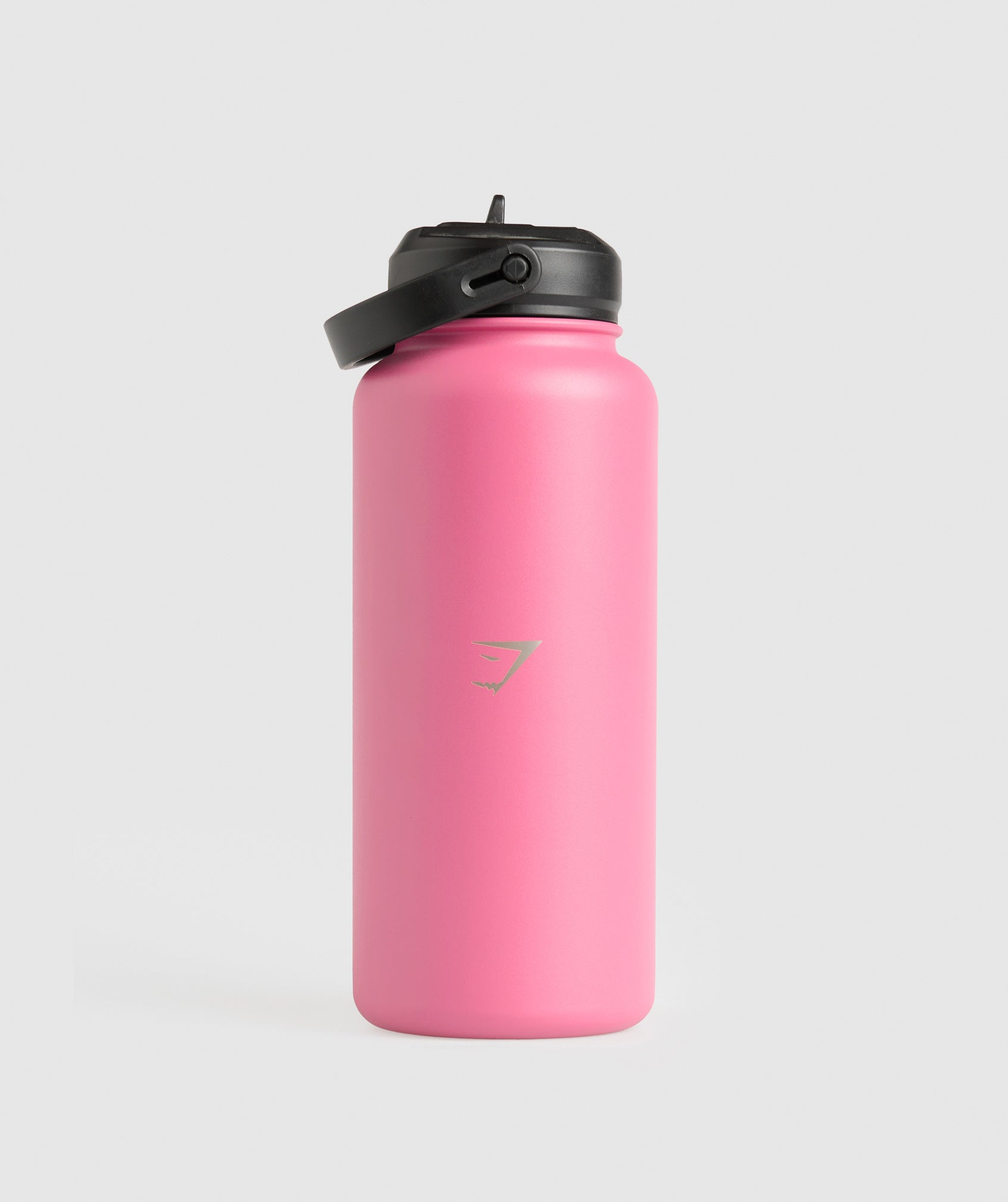 Metal Insulated Straw Bottle 1L - Sunset Pink