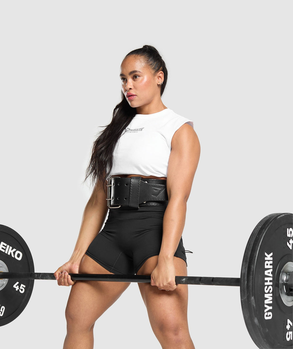 Double Prong Lifting Belt - Black