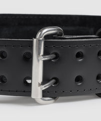 Tapered Double Prong Lifting Belt - Black