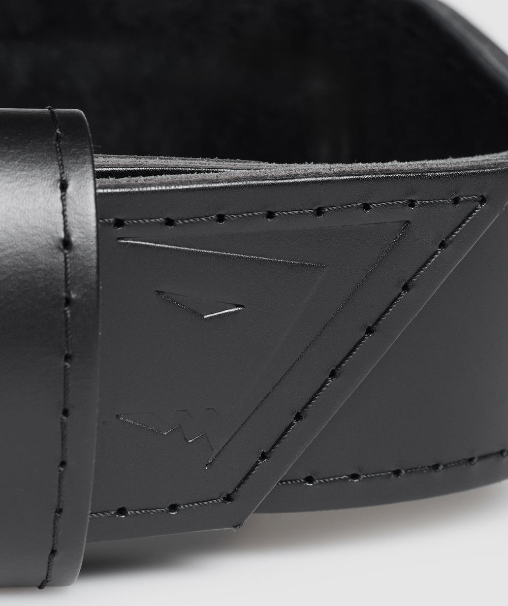 Tapered Double Prong Lifting Belt - Black