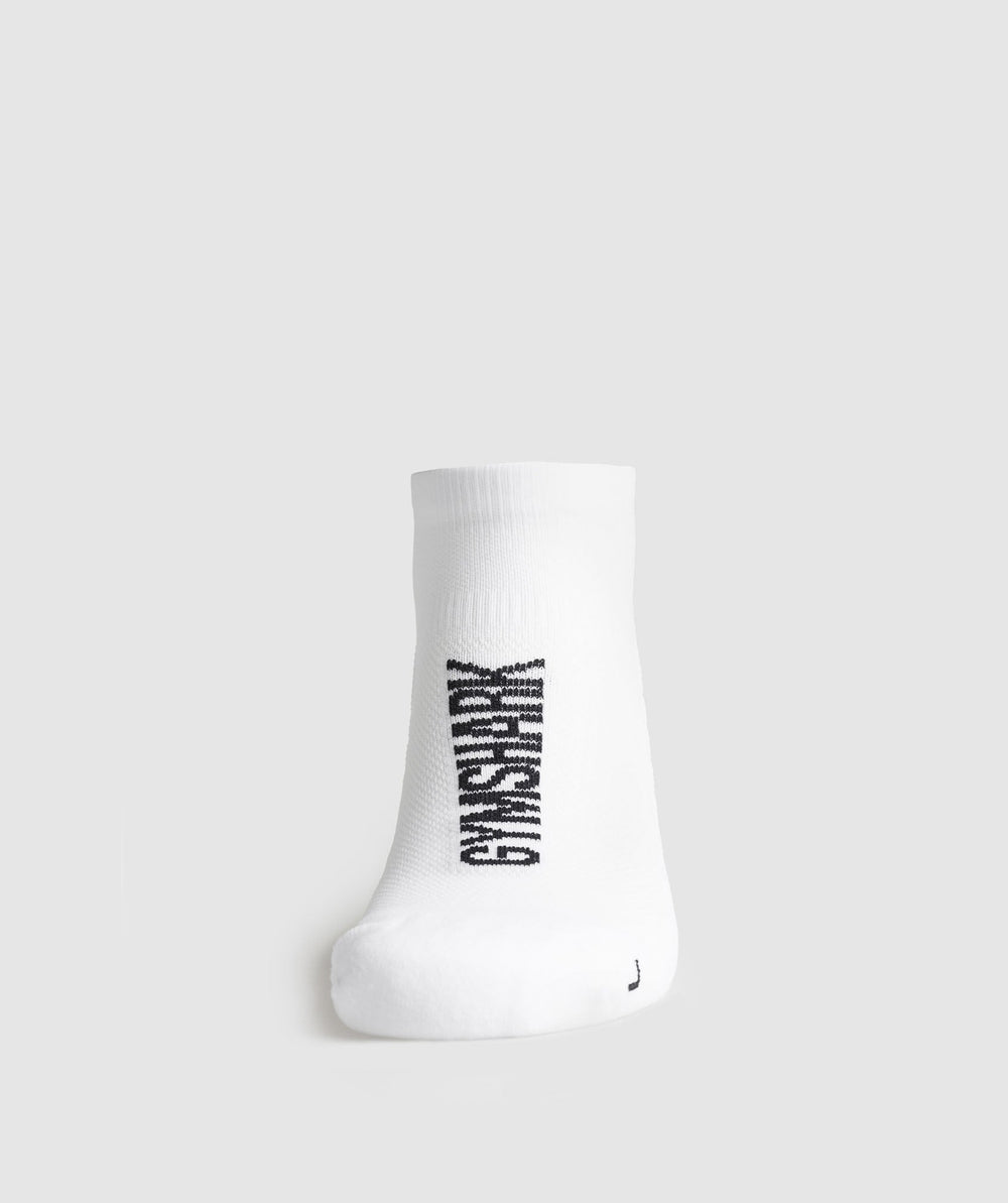 Tab Running Socks - White