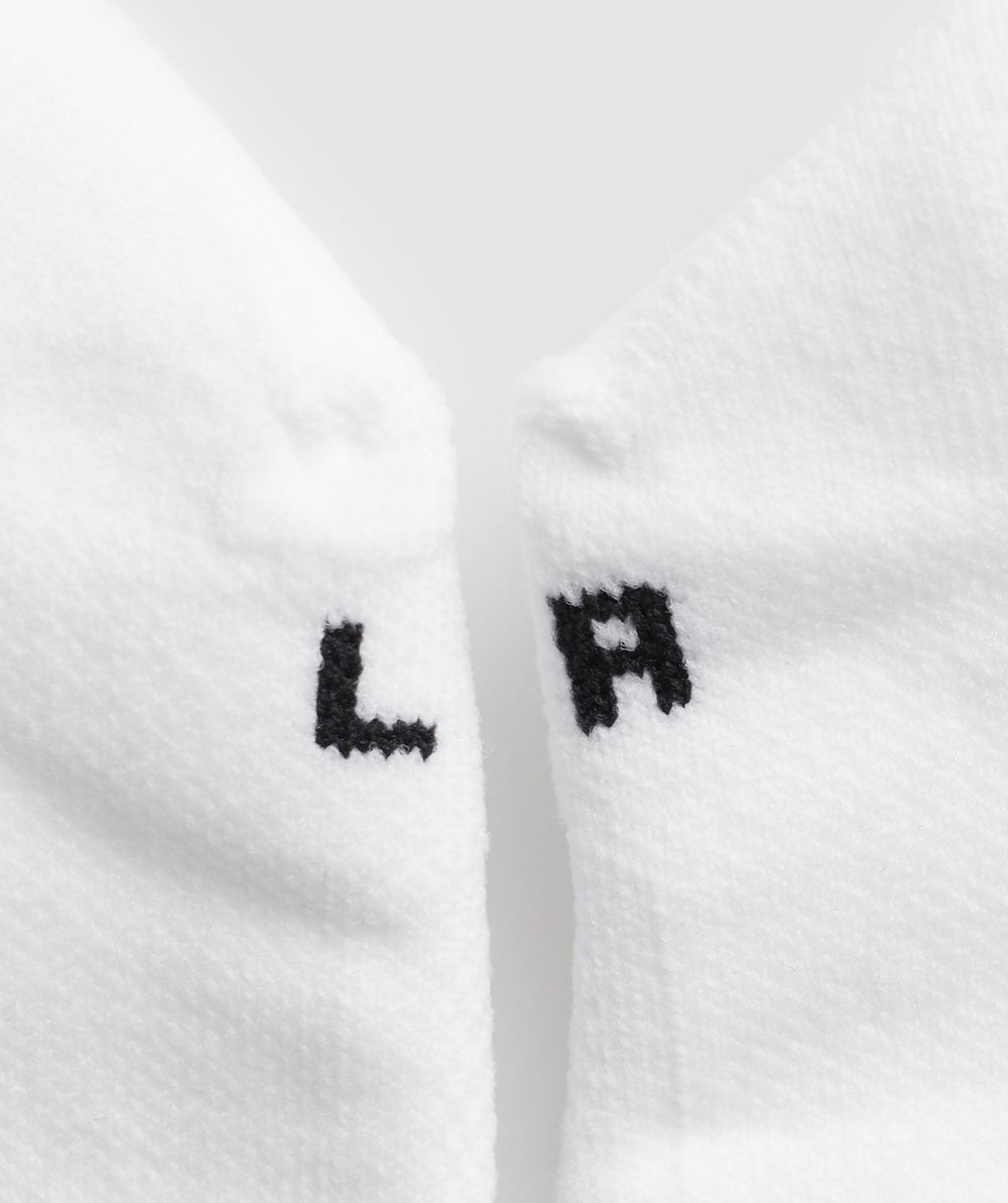 Tab Running Socks - White